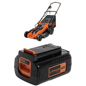 BLACK+DECKER Cordless Mower with Extra Battery, 2.0-Ah (CM2043C & LBX2040)