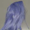 ENTRANCED STYLES Light Blue Wig Synthetic Straight Hair Bob Cut Wig Middle Part Shoulder Length Fashion Bob Wigs for Women Cosplay Wig (12.5 Inch)