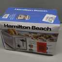 Hamilton Beach 2 Slice Toaster with Extra-Wide Slots, Bagel Setting, Toast Boost, Slide-Out Crumb Tray, Auto-Shutoff & Cancel Button, Defrost Function, Stainless Steel (22794)