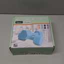 Adjustable Dumbbell Set, 4 in 1 Free Weights Dumbbells Set for Women, Weights for Women at Home, 2lb 3lb 4lb 5lb with TPU Soft Rubber Handle for Home Gym Exercise Training (Blue)