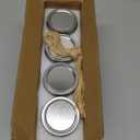 ComSaf Mini Mason Jars 4oz - 8 Pack, Regular Mouth Mason Jar with Lids and Seal Bands, Small Glass Canning Jar for Spice, Jam, Honey, Jelly, Dessert, Shower Wedding Favors, DIY Candles Decor