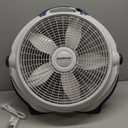 Lasko Wind Machine Fan, Air Circulator Fan with 3 Speeds, 20" Model 3300, Gray