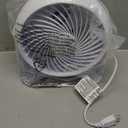 Honeywell HT-904 TurboForce Tabletop Air Circulator Fan, Small, White  Quiet Personal Fan for Home or Office, 3 Speeds and 90 Degree Pivoting Head