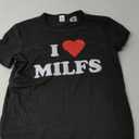I Love Milfs Sarcasm T-Shirt (Large, Black)