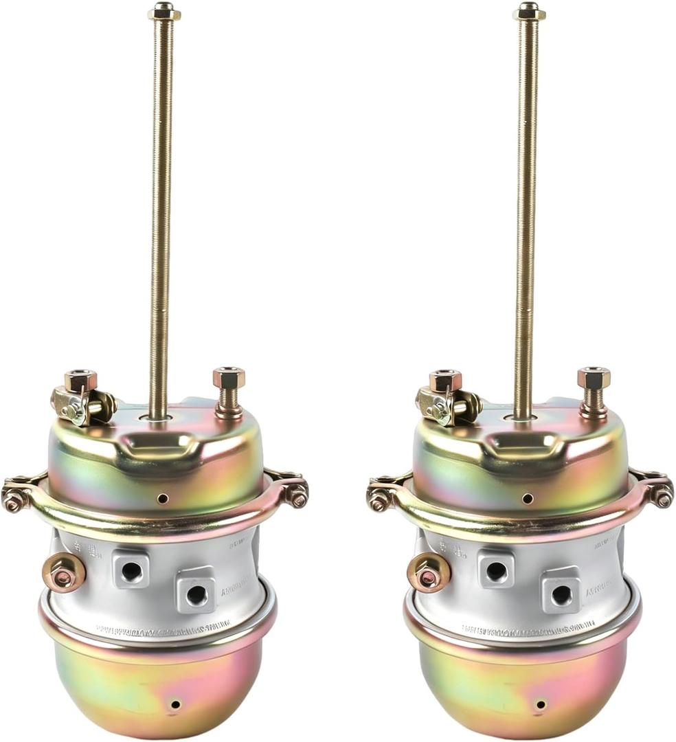 2-Pack Type 30/30 Air Brake Chamber 3" Long Stroke 3030 Replacement for Semi Truck Trailer TR3030CLS Bendix NT3030ELS80 NT3030ELS99 Haldex GC3030L LC3030L GC3030LR