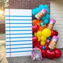 Threehoney 6ft Back to School Notebook Cardboard Cutouts Giant Composition Notebook Photo Prop Life Size Cutout Stand Decor for Welcome Back Jumbo Decor First Day of Schools Teacher Party Decorations