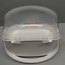 Makeup Organizer Skincare Organizers - Cosmetic Display Cases with Transparent Cover, SkinCare Organizers for Bathroom Countertop, Bedroom Vanity Desk, Lipstick Organizer, White