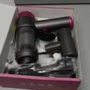 EYYA Handheld Cordless Car Vacuum Cleaner, 4-in-1 Portable Mini Car Vacuum Cleaner, 15000PA High Power & Air Duster with LED Light for Home Office (Grey Pink)