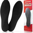 Carbon Fiber Insoles, Carbon Fiber Foot Plate 1 Pair Rigid Shoe Insert Support Turf Toe, Foot Fractures, Morton Extension, Hallux Rigidus and Limitus - Alternative to Post Op Shoe, Size: 11.61"-Men's 12/Women's 13-13.5, 295mm
