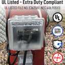 Sealproof 2-Gang Weatherproof In Use Outlet Cover | Two Gang Outdoor Plug and Receptacle Protector, Lockable, UL Extra Duty Compliant, 45 Configurations