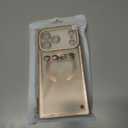 Misscase Magnetic Glitter Case for iPhone 17 Pro Max 6.9 Inch, Camera Protection, Compatible with MagSafe, Rectangle Cute Bling Sparkle Diamond Colorful Phone Cover, Drop-Tested & Shockproof-Gold