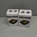 2 x 2-in-1 Portable Car Heater & Cooler Fan, 12V Fast Windshield Defroster and Defogger with 360 Rotation, Plugs into Cigarette Lighter (Yellow)