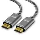 8K HDMI 2.1 Cable 6 ft /2M, 48Gbps Ultra High Speed,| 4K 240Hz 165Hz 144Hz 120Hz, 8K 60Hz, HDR10+, eARC, HDCP2.3|, Braided HDMI Cord for Netflix Roku TV PC Monitor Projector PS5 Xbox