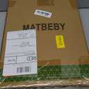 MATBEBY Full XL Mattress Pad - Cooling Breathable Mattress Topper, Quilted Fitted Mattress Protector, Pillow Top Mattress Cover with 8-21" Deep Pocket, Soft, Machine Washable, White, Full Extra Long
