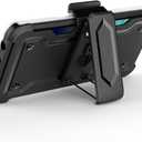Military Grade Shockproof Phone Case for Moto G 5G 2023 with Screen Protector, Built-in Kickstand, Holster, Belt Clip