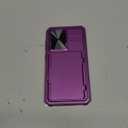 ATATOO for Samsung Galaxy S24 Wallet Case, Built-in Card Holder(Store 4-5 Cards) & Slide Camera Cover & Kickstand, Military Grade Protection, Shockproof Rugged Case for Galaxy S24 6.2", Dark Purple