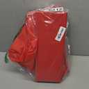 HOLDN' STORAGE Premium Wrapping Paper Storage Container - Durable 600D Tear-Proof, Fits 27 Rolls Gift Wrap, Extra Pockets for Ribbons & Bows, Underbed Storage - Ideal for Holiday Christmas, Red/White Snowflakes