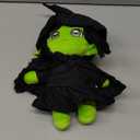 Witch Plush Doll Stuffed Animal Witch Wizard Plushies Toy Cute Soft Christmas Pillow Birthday Party Gifts 16.5in (Black)