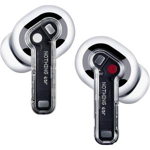 Nothing Ear Wireless Earbuds Bluetooth, 45dB Hybrid Smart ANC Earbuds, 11mm Deep Bass Boost, Hi-Res Audio with LDAC & LHDC 5.0, 6 Mics Call, 40.5H Playtime with Fast Charging Case, ChatGPT Supported