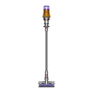 Dyson V12 Detect Slim Cordless Vacuum Stick Cleaner - Yellow/Iron, HEPA Filter, Bagless, Up to 60 Min Runtime, Rotating Brushes, Battery Operated, with 5AVE Microfiber Cloth
