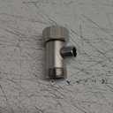 Bidet T Adapter - T Valve for Bidet, 15/16 x 15/16 x 9/16 or 7/8 x 7/8 x 3/8, Brass Coated Nickel, 3 Way Adapter or Tee Connector