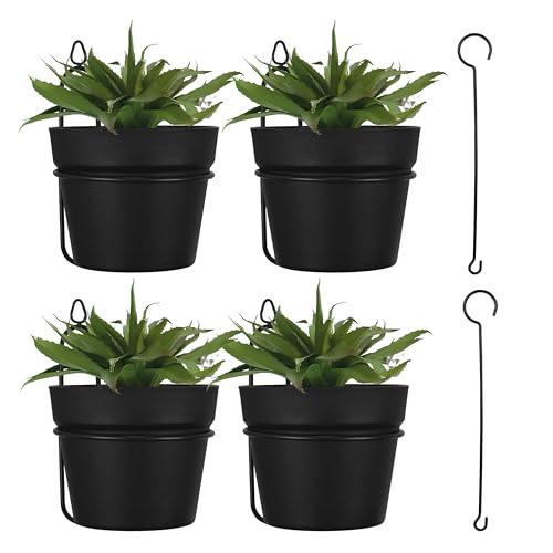 Gardzen Hanging Planters, Hanging Pots Holder for Plants Outdoor & Indoor, Plant Hangers for Plant Flower, M