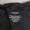 QINSEN Women's Double Lined Basic Tank Top Spaghetti Straps,  Large 