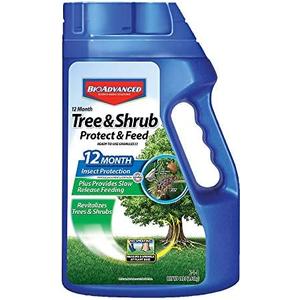 BioAdvanced 12 Month Tree and Shrub Protect and Feed II, Granules, 4 lb, Outdoor Insect Killer