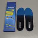 Plantar Fasciitis Insoles for Men Women - Orthotics Inserts, Shoe Insoles Arch Support Flat Feet Inserts Work Boot Insoles for Standing All Day (Mens 9-9 1/2 | Womens 11-11 1/2) (Blue)