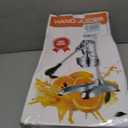 Manual Juicer, Heavy Duty Stainless Steel Hand Juicer Press, Lemon Squeezer for Pomegranates, Orange, Lime