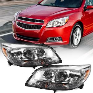 for Chevy Malibu 2013 2014 2015 Pair Headlight Assembly 2016 Malibu Limited Head Light Replacement Halogen Headlamp Left&Right Side 23294938 23294939