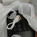 Karaoke Machine,Portable Bluetooth Speaker with 2 Wireless Microphone for Adults & Kids with LED Lights, Karaoke Microphone with PA System Supports USB/TF/AUX,Gift for Party(Black)