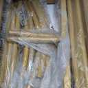 Pureegg Metal Arch Backdrop Stand Set - Set of 2 (7.2ft/6.0ft), Gold Wedding Stand with Stable Base, Elegant Backdrop Cover for Party, Birthday, Baby Shower, Graduation, Easy to Assemble