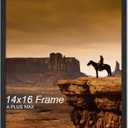 A PLUS MAX 14x16 Picture Frame Black Light Weight Wall Mount