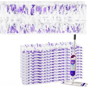 12 Pack Disposable Mop Pads for PowerMop Multi-Surface Floor Mop, Mopping Pad Refills for Floor Cleaning (12*Purple)