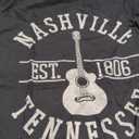 Nashville Tennessee Country Music USA Guitar Souvenir T-Shirt, Size L
