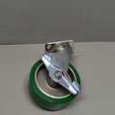 6x2" Heavy Duty Casters -Industrial Casters, Polyurethane on Aluminum Caster wheel- with up to 1200LB Capacity - Widely use for,U-Boat Platform Trucks (1 Brake)