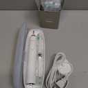 Aquasonic Vibe Series Ultra-Whitening Toothbrush  ADA Accepted Electric Toothbrush - 8 Brush Heads & Travel Case  40,000 VPM Motor & Wireless Charging - 4 Modes w Smart Timer  Optic White