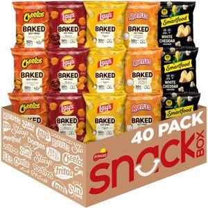 Frito-Lay Baked & Popped Mix Variety Pack, (Pack of 40) (EXP 02/24/26)