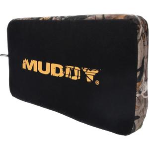 MUDDY Standard Seat Cushion - 18" x 10" Durable Lightweight Portable All-Day Comfort Hunting Outdoor Cushioned Tree Stand Seat with Silent Ties, Fits Most Treestands