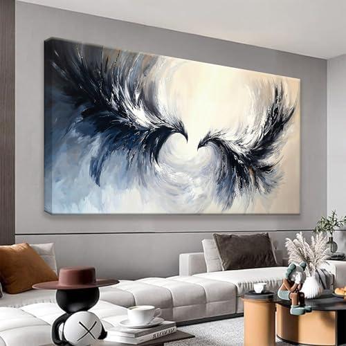 Suconvng Canvas Wall Art Decor Painting Abstract Flying Eagle Wall Art Painting Prints Modern Abstract Wall Decor Picture For Bedroom Home Living Room Office 20 X 40 Inches