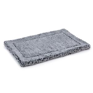 PELZIN Stoutwool Indestructible Dog Bed - Fluffy Chew Proof Dog Crate Pad - Tough Kennel Pad for Aggressive Chewers - Washable, Ideal for Jumbo Breeds & Fits 54-Inch Crate - 53"x35", Jacaranda