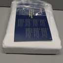 THREAD SPREAD 100% Cotton Queen Fitted Sheet Only - 400 Thread Count Cotton Fitted Sheet Queen, Luxuriously Soft, Durable, Cooling 16" Deep Pocket Sateen Weave Bottom, Luxury Hotel Quality - White