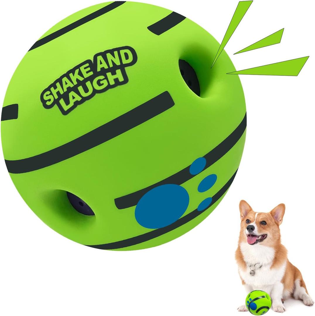 Dog Toys Ball, Interactive Dog Ball, Shaking with Gibbering Sound, for Training & Herding, S, 3.14 in (8 cm)