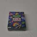 Dan&Darci Kids Rock Painting Kit - Glow in The Dark - Arts & Crafts Gifts for Boys and Girls Ages 6-12 - Craft Activities Kits - Creative Art Toys for 6, 7, 8, 9, 10, 11 & 12 Year Old Kid