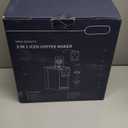 Coffee Maker Hot & Iced With Bold Setting,Single Serve Coffee Maker For K Cup And Grounds,52 Oz Removable Water Tank,6-14 Oz Brew Sizes,One Cup Kcup Coffee Machine With Reusable Filter, (Black)