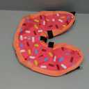 Supet Inflatable Dog Cone Collar for Medium Dogs, Soft Cone Collar for Dogs Cats, ECollar Doggie Neck Donut Dog Cone Alternative After Surgery, Donut Pink, M(Neck 9"-12.5")