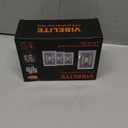 VIBELITE LED Night Light Switch, 200 Lumen Wireless COB LED Lamps Switch Light, Under Cabinet, Shelf, Closet, Garage, Kitchen, Stairwell and Emergency, Battery Operated, 4 Pack, Black