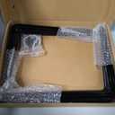 ELSKER&HOME 8 Pack Shelf Brackets 12 Inch, Floating Shelf Bracket for Wood, Black Metal L Bracket for Shelves Support, Wall Mount Corner Brace