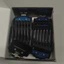 Professional for Wahl Clipper Guards Set, 10 Pcs Coded Cutting Guides #3170-400- 1/16 to 1 Compatible with All Wahl Clippers (Black)